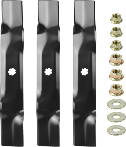 Miniatura 13 de Paquete de 2 cuchillas para cortacésped 108-9764-03 Toro de 22 pulgadas que sustituyen a la cuchilla Toro 131-4547-03, 131-4546-03,104-8697-03