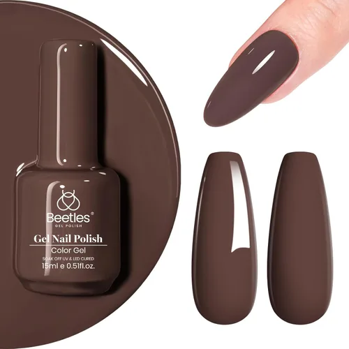 Miniatura 91 de Beetles - Esmalte de uñas de gel verde luminoso que brilla en la oscuridad, esmalte de uñas de gel que se absorbe con lámpara LED UV, arte de uñas