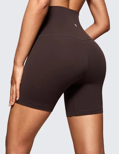 Miniatura 46 de CRZ YOGA Butterluxe Super High Waist Biker Shorts 6"- Yoga Workout Womens Buttery Soft Over Belly