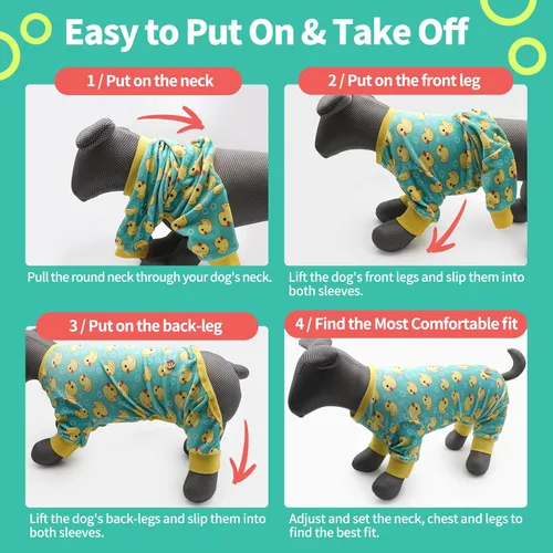 Miniatura 7 de KYEESE - Pijamas de terciopelo para perros y mascotas, ropa suave, abrigo para perros pequeños, mameluco cómodo y elástico, disfraz
