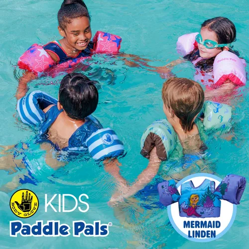 Miniatura 8 de Body Glove Paddle Pals Learn to Swim Life Vest, One Size 33-55 LBS