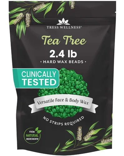 Miniatura 8 de Tress Wellness Cuentas de cera, seguras para la piel, probadas dermatológicamente, kit para bikini en casa, brasileño y cuerpo completo, lavanda