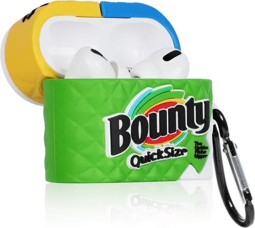 Miniatura 2 de Oqplog - Estuche para AirPod Pro con diseño de servilletas, funda para AirPods Pro, fundas de silicona, dibujos animados tiernos y graciosos Kawaii