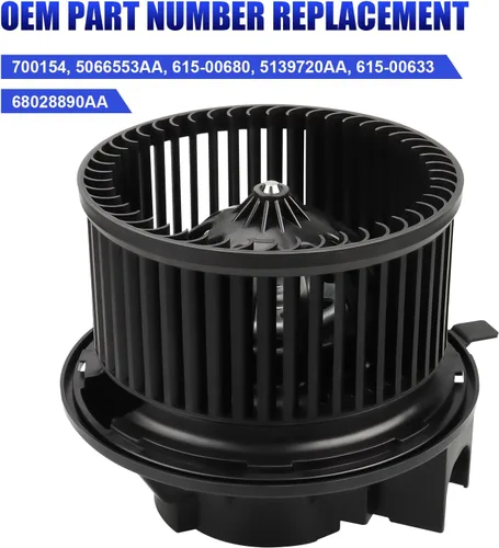 Miniatura 4 de Motor de soplador de CA delantero con ventilador para Jeep Wrangler TJ Liberty KJ Cherokee HVAC 2002 2003 2004 2005 2006 Motor de soplador