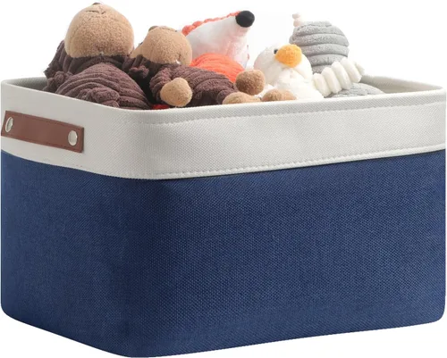Miniatura 46 de DULLEMELO Cesta de almacenamiento pequeña, cesta de papel higiénico, contenedor de almacenamiento estrecho para baño, cesta de baño para organizar