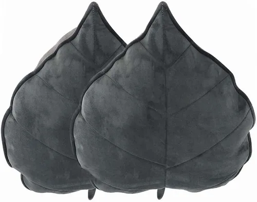 Miniatura 5 de Cyprinus Carpio Cojín de almohada para el hogar en forma de hoja 3D, almohada lumbar para el hogar, almohada decorativa para el hogar, paquete de 2