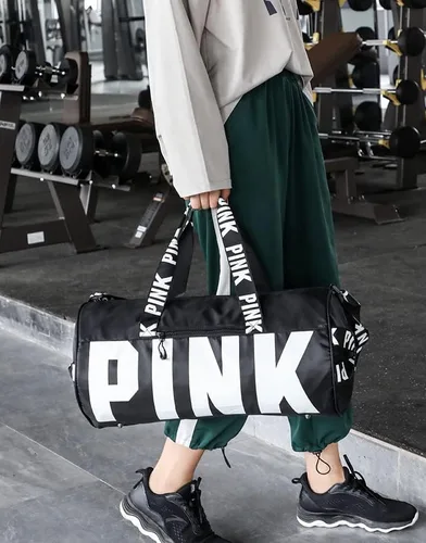 Miniatura 4 de Bolsa de gimnasio deportivo de gran capacidad, bolsa de viaje para zapatos deportivos con compartimento de bolsillo húmedo para hombres y mujeres