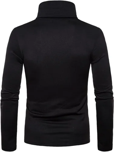 Miniatura 3 de MAQUIDE Men's Casual Slim Fit Basic Tops Knitted Thermal Turtleneck Pullover Sweater