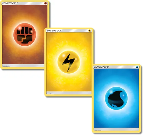 Miniatura 3 de Pokemon 90 Cards Basic Energy Pack (10 de cada tipo)