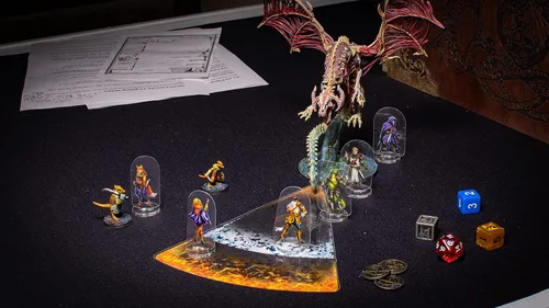 Miniatura 2 de Arcknight Plantillas AOE de efectos de hechizos de mazmorras y dragones, accesorios DND, juego completo de marcadores de área de efecto para D&D 5E