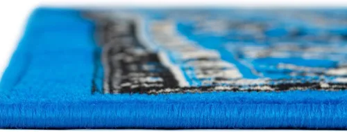 Miniatura 504 de Unique Loom Colección Sialk Hill - Alfombra de área Washington (3 pies 3 pulgadas x 5 pies 3 pulgadas, rectángulo, burdeos/crema)
