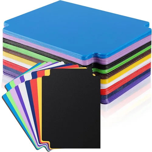 60 Piezas Separadores de Tarjetas Intercambiables Multicolor Separadores de Tarjetas para Juegos de Oficina Plásticos Deportes Béisbol Divisores de