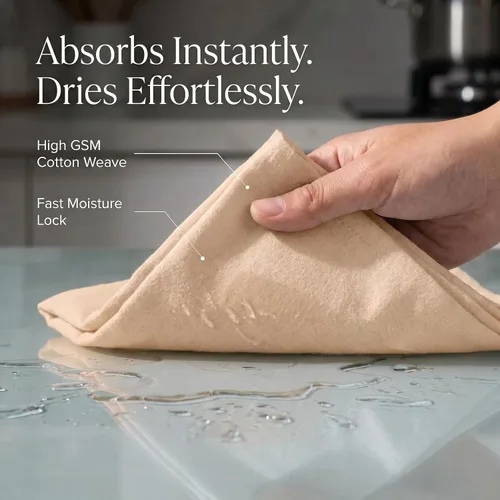 Miniatura 488 de Urban Villa Toallas de cocina 100% algodón para cocina (juego de 6) 20"x30" toallas de cocina altamente absorbentes, juego de ropa de cocina