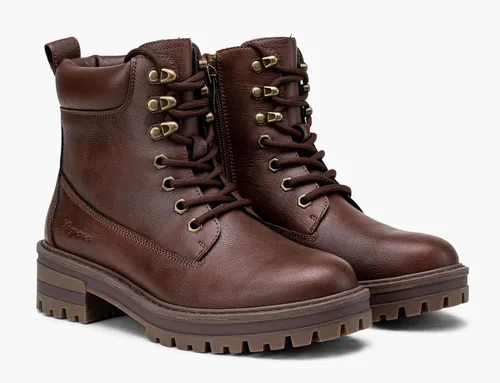 Miniatura 8 de Vepose Botines de mujer 9609 para mujer, botines de combate con cordones para mujer 2.0