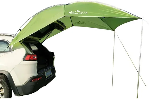 Toldo impermeable para automóvil, toldo para portón trasero de SUV, toldo portátil para automóvil, caravana, remolque, toldo para campamento, al