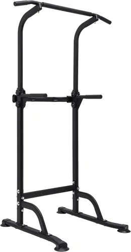 Miniatura 9 de Torre eléctrica, torre de inmersión de 330 libras, barra de dominadas, torre de potencia, barra de entrenamiento para gimnasio en casa