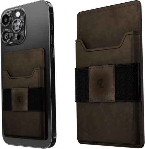 Groove Life Groove Wallet Go - Soporte para tarjetas de crédito con tecnología de microsucción intercambiable minimalista para hombre con Magsafe,