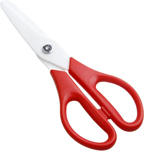 Miniatura 3 de 8 pulgadas Zirconia Cerámica Portátil Bebés Herramientas de mano PP Mango Complementario Niños Tijeras Complementarias Cocina Tijeras Cocina Tijeras