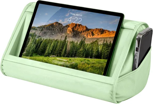 Miniatura 7 de LAPGEAR Soporte de almohada para tablet, ranura de 11 pulgadas para iPads, Galaxy Tabs, Kindles, lectores electrónicos y teléfonos, soporte