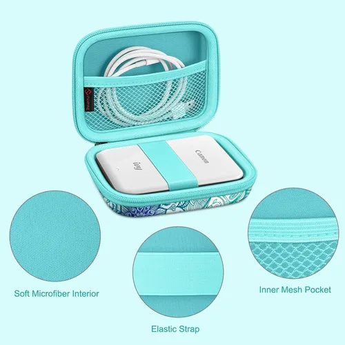 Miniatura 4 de Fintie Funda protectora para Canon Ivy 2 Mini, Canon Ivy CLIQ2 / CLIQ+2 impresora de fotos de cámara instantánea - Funda de transporte de carcasa