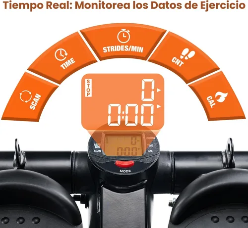 Miniatura 7 de Sweetcrispy Mini Escalones con Bandas de Resistencia para Ejercicio en Casa, Máquina de Ejercicio de Escalón con Giro Portátil para Entrenamiento