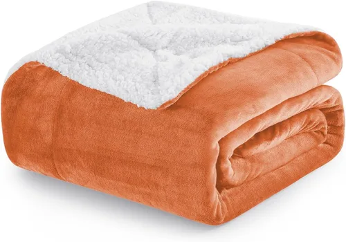 Miniatura 65 de MOONLIGHT20015 Mantas Sherpa de color rosa bebé tamaño King para cama – Paquete al por mayor de 9 mantas Sherpa – Manta suave y esponjosa