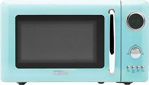 Miniatura 11 de Haden Horno microondas de 700 vatios y 0.7 pies cúbicos con controles digitales, descongelación e inicio instantáneo para encimera
