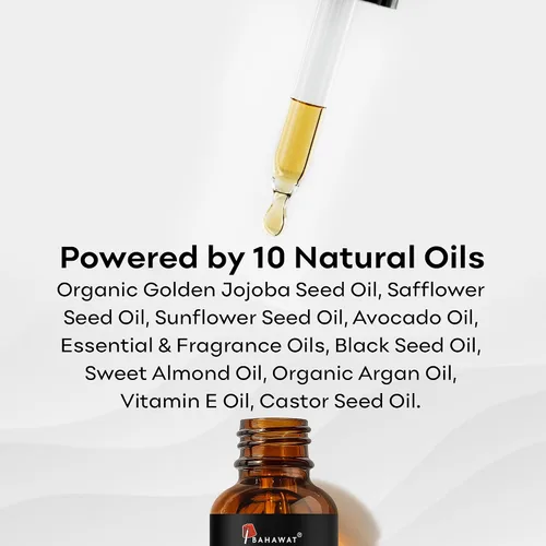 Miniatura 5 de BAHAWAT Aceite para barba, acondicionador y suavizante de aceite para barba de alta calidad, aroma de barbería, elimina la picazón de la barba