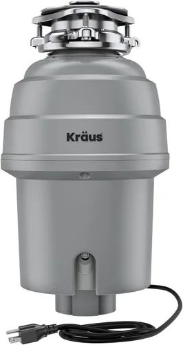 Miniatura 18 de KRAUS WasteGuard KWD100-100MBL - Triturador de basura ultra silencioso de 1 HP con conexión rápida, cubierta de drenaje para fregadero de cocina