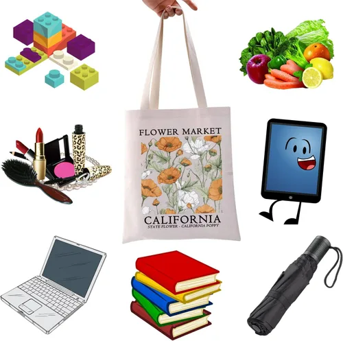 Miniatura 5 de WCGXKO Bolsa ecológica para viaje de California y regalo de Arizona
