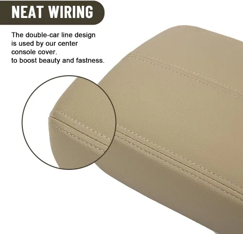 Miniatura 3 de Funda de reposabrazos para automóvil de repuesto para Honda Accord 2008-2012, protector de consola central de cuero PU, almohadilla impermeable