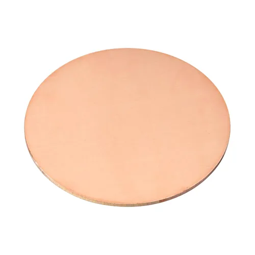 Miniatura 11 de uxcell Hoja de cobre puro, 4 piezas de 2 x 0.04 pulgadas, calibre 18 T2, placa redonda de metal de cobre para manualidades, reparaciones eléctricas