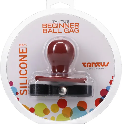 Miniatura 4 de Tantus Juguetes sexuales y adultos para principiantes, 100% silicona firme ultra premium, bola de boca transpirable BDSM para juegos sexuales de Rojo