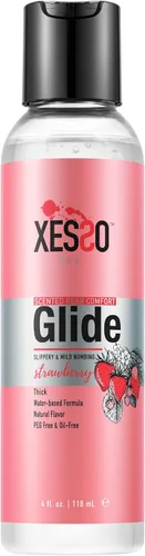 Miniatura 9 de XESSO Strawberry Anal-Ease Lube 4 onzas líquidas, gel desensibilizante relajante para puerta trasera a base de agua para hombres, mujeres y parejas