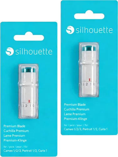 Miniatura 8 de Silhouette America SILH PREM Cameo 3 cuchillas, 90 x 5.3 x 2.8, blanco