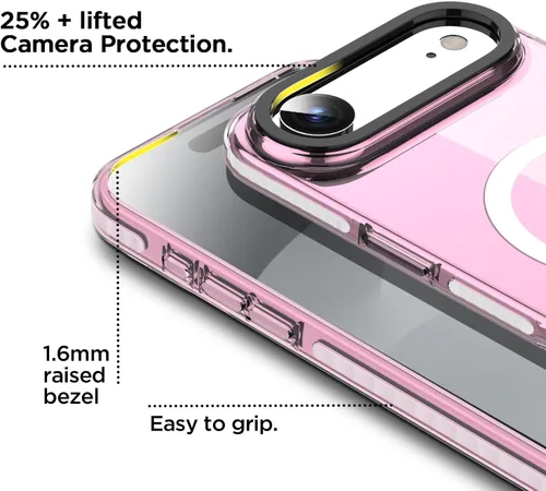 Miniatura 148 de AICase Funda protectora para iPhone 16 compatible con iPhone 16, delgada, ligera, transparente [no amarillenta] Diseño vibrante