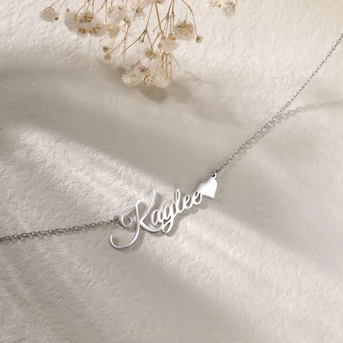 Miniatura 2 de Collar con nombre personalizado, collares de plata de ley personalizados para mujer, collares con nombre personalizados, joyería de regalo para mujer