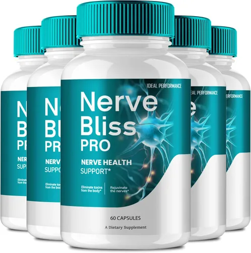 Nerve Bliss Pro Capsules, Nerve Bliss for Neuroathy Advanced Nerve Health Suplemento Píldoras - Máxima fuerza, circulación saludable natural y