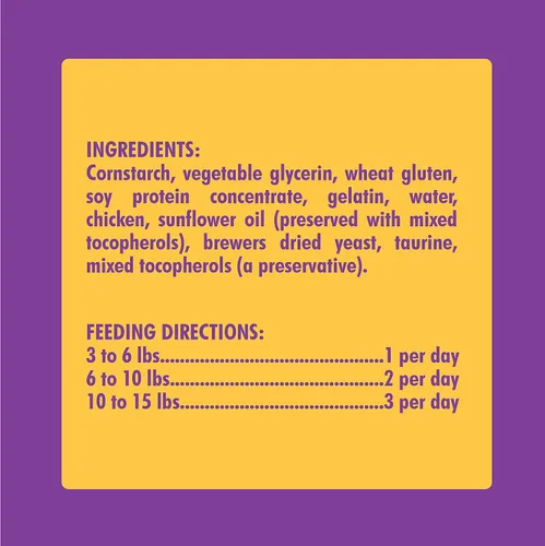 Miniatura 5 de N-Bone Golosinas masticables para gatos, morado, 3.74 onzas
