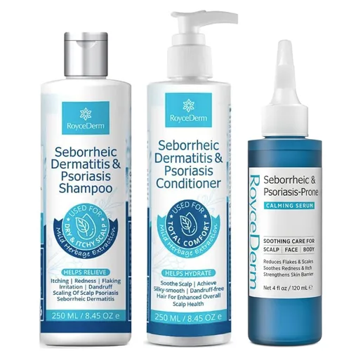 Miniatura 10 de Roycederm Acondicionador para Dermatitis Seborreica y Psoriasis: Tratamiento del Cuero Cabelludo para Foliculits, Psoriasis, Cuero Cabelludo Seco