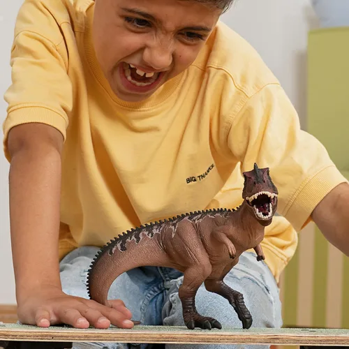 Miniatura 3 de Schleich Dinosaurios, juguetes de dinosaurios grandes para niños y niñas, juguete realista de giganotosaurio con mandíbula móvil, a partir de 4 años