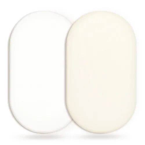 Miniatura 9 de Juego de 2 sábanas elásticas ultra suaves para moisés, ajuste universal para moisés, cuna de bebé, canasta de Moisés, colchón ovalado rectangular