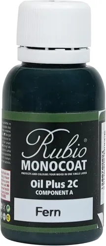 Miniatura 15 de Rubio Monocoat Muestra de Acabado de Aceite para Madera - Puro Aceite Plus Parte A Aceite de Linaza de Secado Rápido y Ecológico para Uso Pure