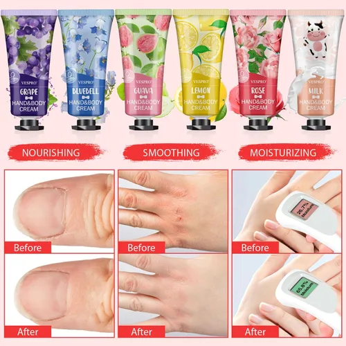 Miniatura 6 de Juego de 210 regalos de crema hidratante para manos, rellenos de calcetines para mujer, loción de manos tamaño de viaje para manos secas y E-210