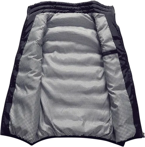 Miniatura 4 de Abrigos acolchados con cuello alto y estilo casual para exteriores para hombre