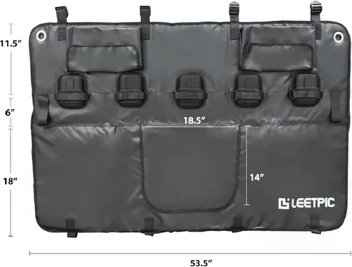 Miniatura 5 de Almohadilla Resistente para Compuerta de Bicicleta para Camionetas - Antideslizante, Impermeable y Protección Acolchada que se Adapta a la Mayoría