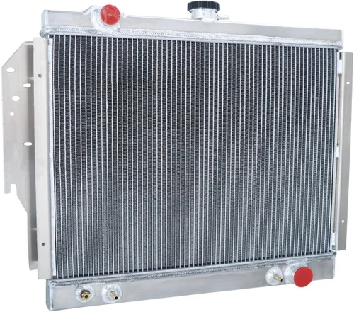 Miniatura 3 de Radiador de aluminio de 3 filas+ventilador de 120 W+Kit de protección y relé de repuesto para Dodge D/W 1979-1993 100/200/250/300 400 Camión