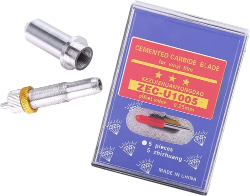 Miniatura 7 de Pixmax - Cuchillas de corte de vinilo Summa, cuchillas de trazador de vinilo, cuchillas de corte Summa, 15 piezas de acero de tungsteno, herramienta