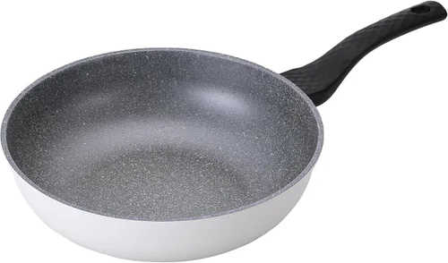 Neoflam Wok antiadherente de aluminio fundido – Sartén ligera y duradera, revestimiento antiadherente saludable, fácil de limpiar, apto para