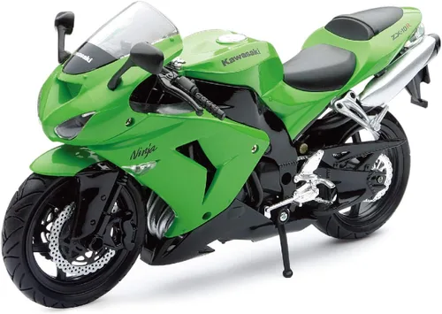 New-Ray 1:12 Motocicleta 2006 Kawasaki Zx-10R- Moto deportiva, Verde